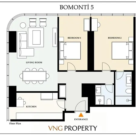Cool Airy Modern 2bd2bath Parkingpoolgym! #219